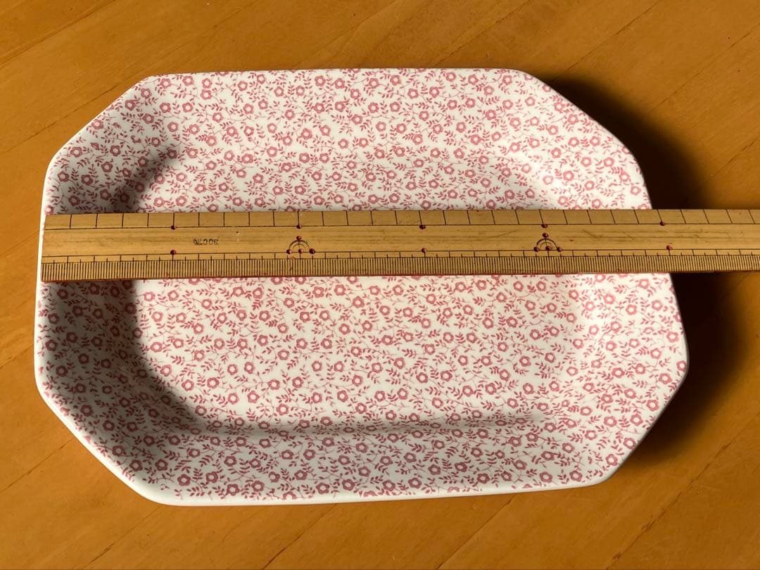 バーレイ　ピンクフェリシティ　スクエアプレート バレンタインやひな祭りに