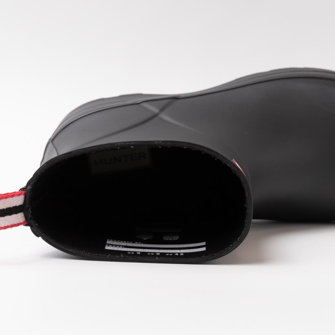 HUNTER オリジナル プレイブーツ ショート メンズ 27cm 黒