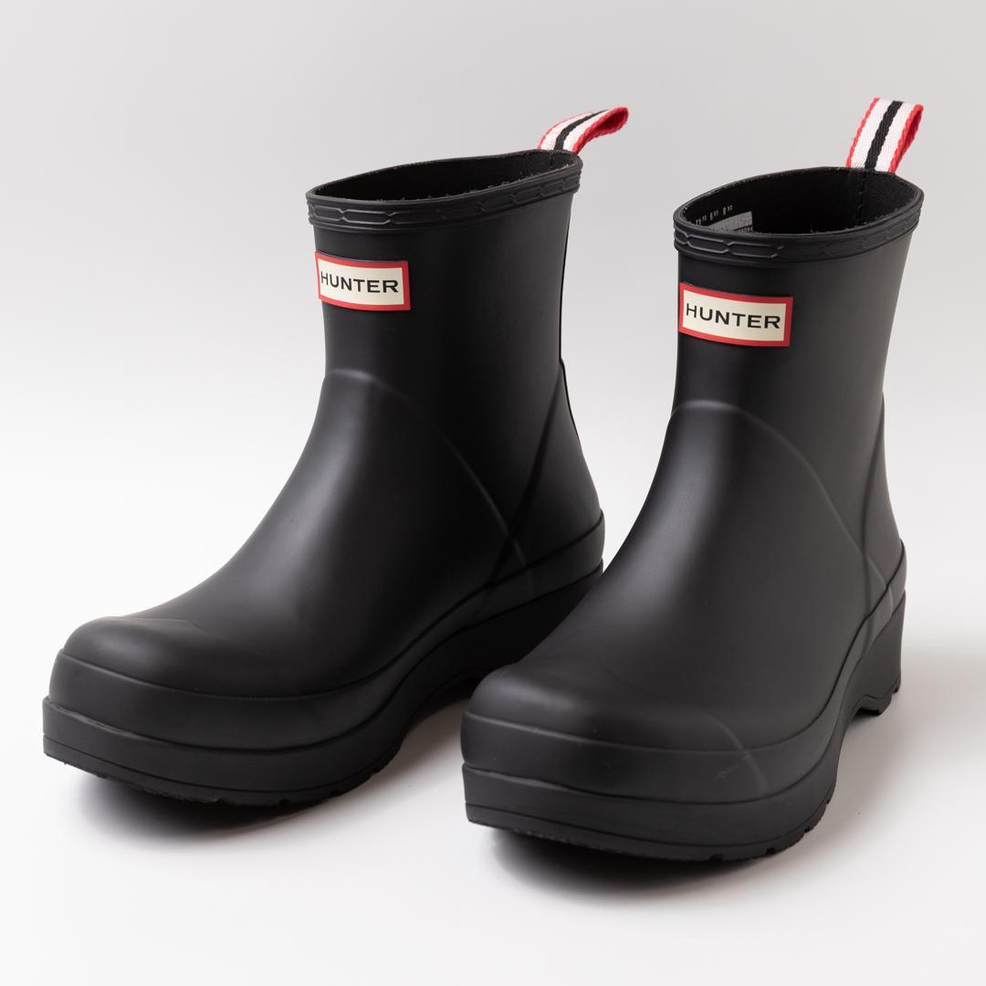 HUNTER オリジナル プレイブーツ ショート メンズ 27cm 黒