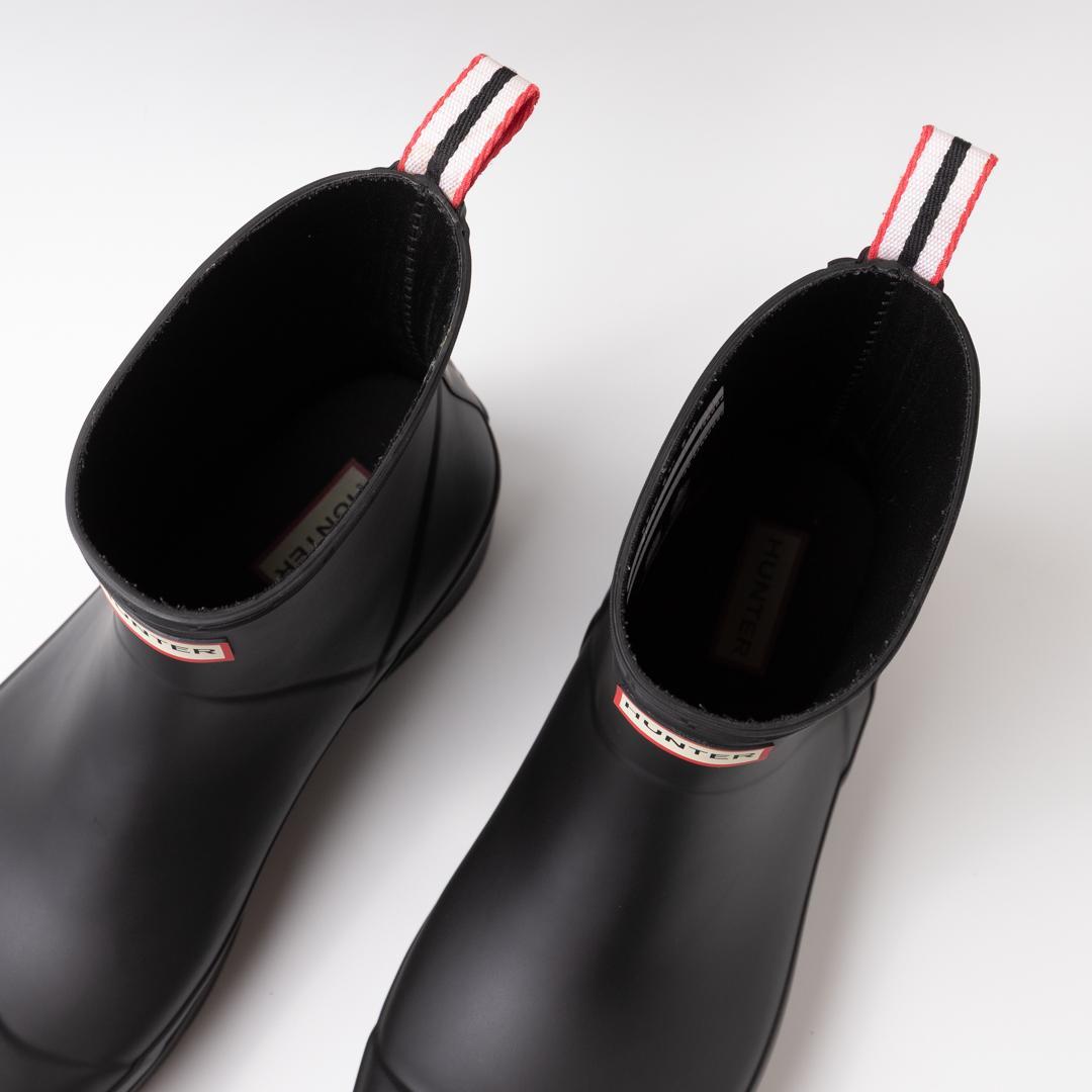 HUNTER オリジナル プレイブーツ ショート メンズ 27cm 黒