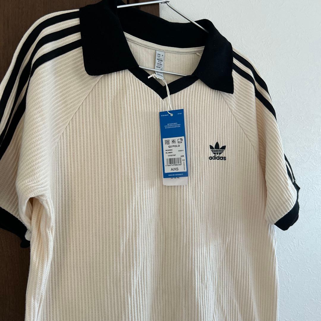 adidas ワッフルポロシャツ
