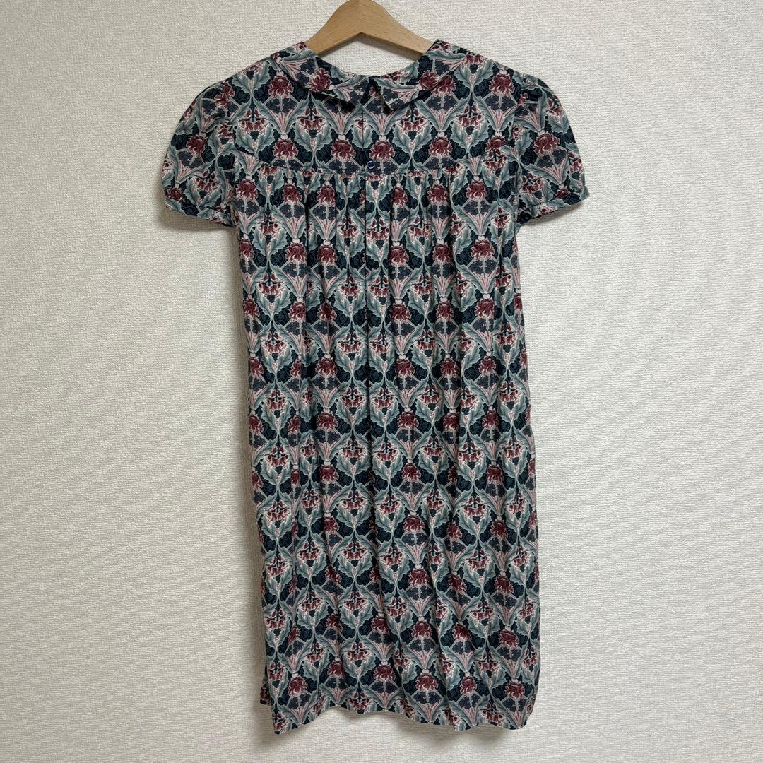 美品　Bonpoint ボンポワン　リバティーワンピース14a 12A