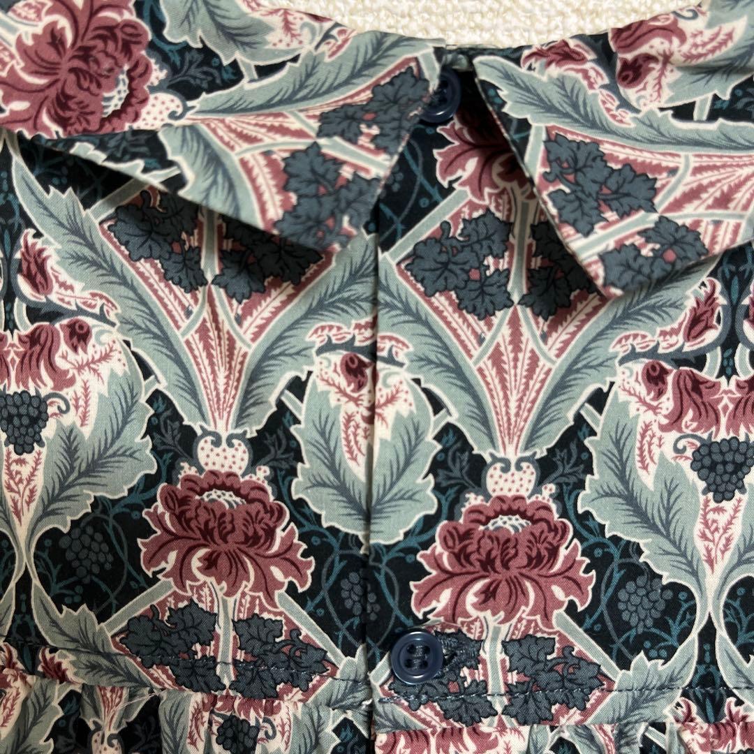 美品　Bonpoint ボンポワン　リバティーワンピース14a 12A