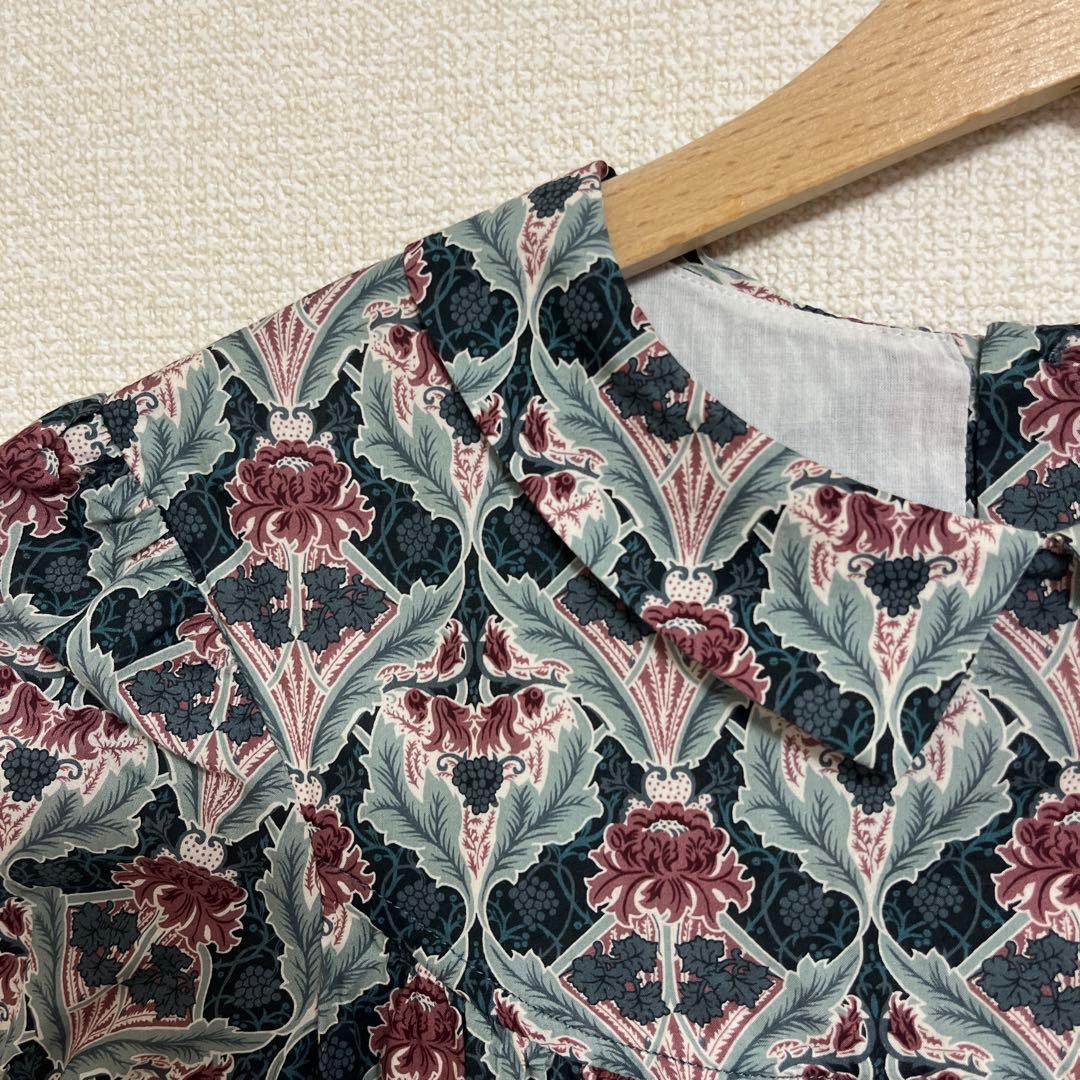 美品　Bonpoint ボンポワン　リバティーワンピース14a 12A