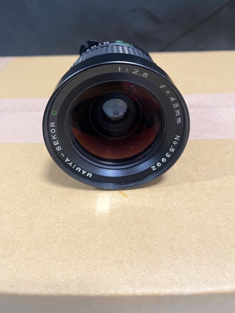 ■□ マミヤ MAMIYA SEKOR 1:2.8 f= 45mm 中判 レンズ