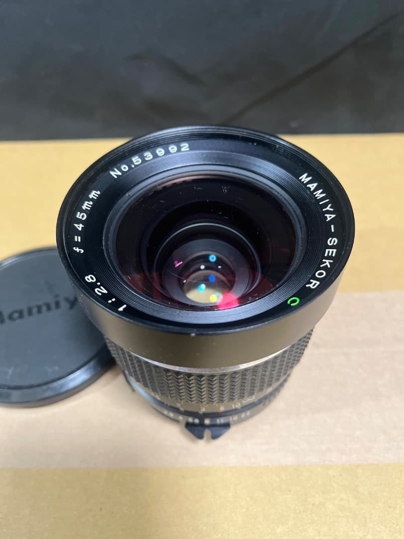 ■□ マミヤ MAMIYA SEKOR 1:2.8 f= 45mm 中判 レンズ