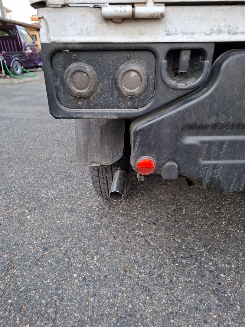 T*4様 サンバーTT2用にバイクマフラー加工