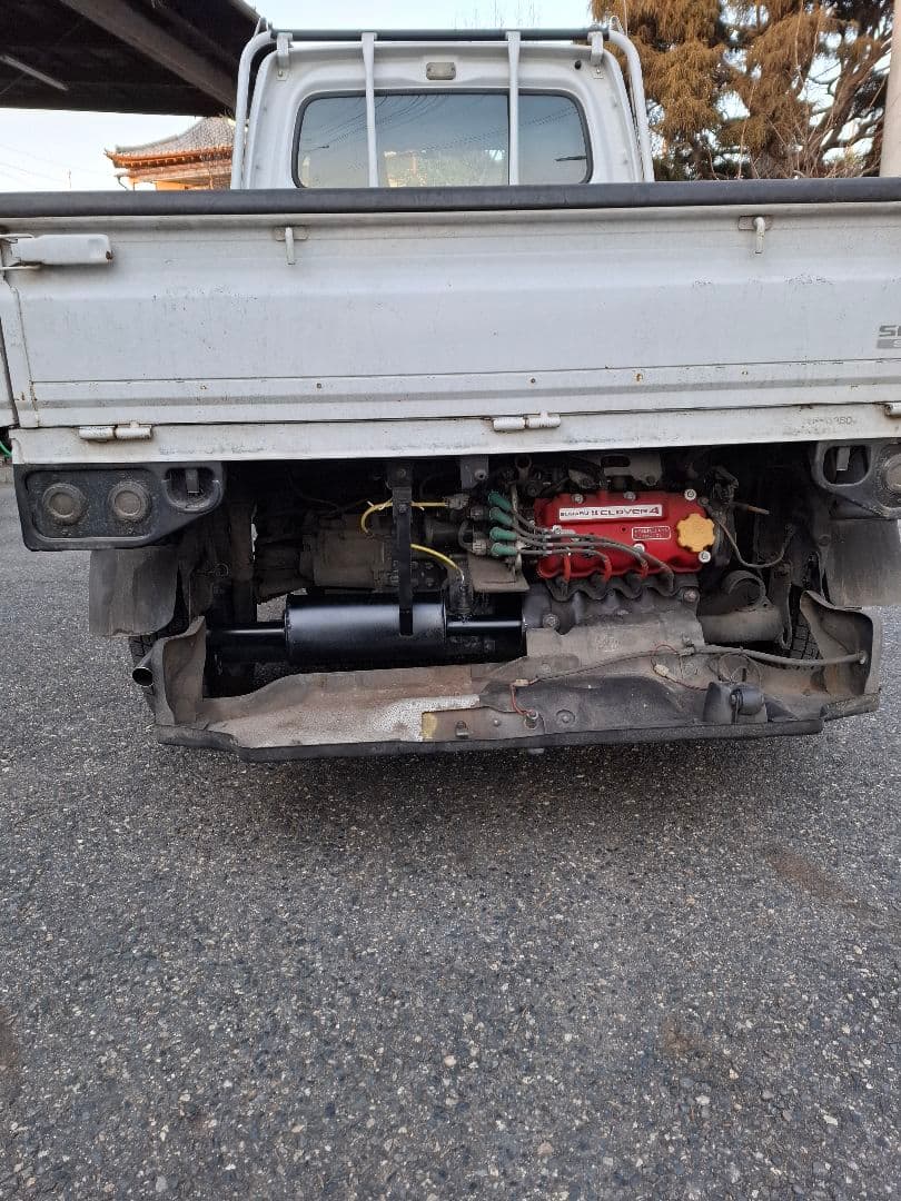 T*4様 サンバーTT2用にバイクマフラー加工