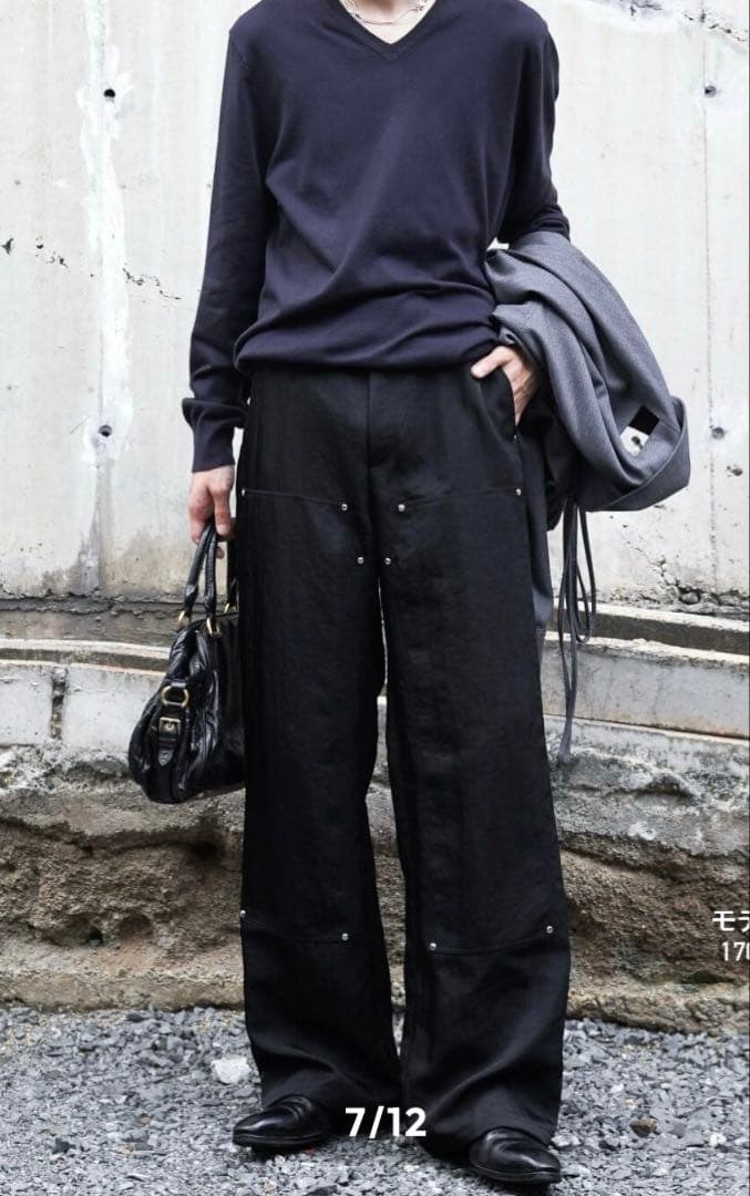 パンツ Hype-23 studs nylon trousers