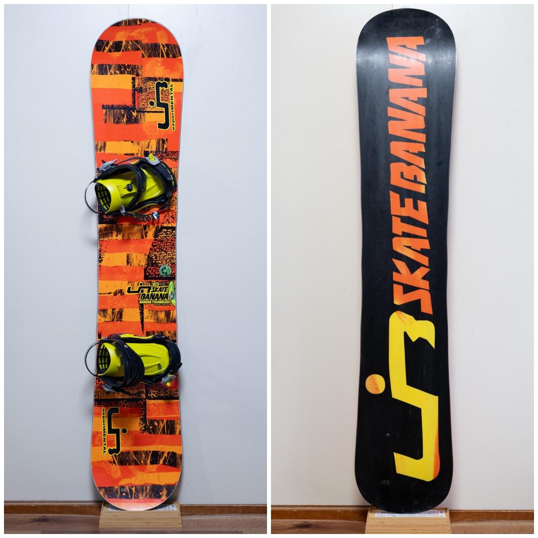 LIB TECH SKATE BANANA 156cm ビンディング付き