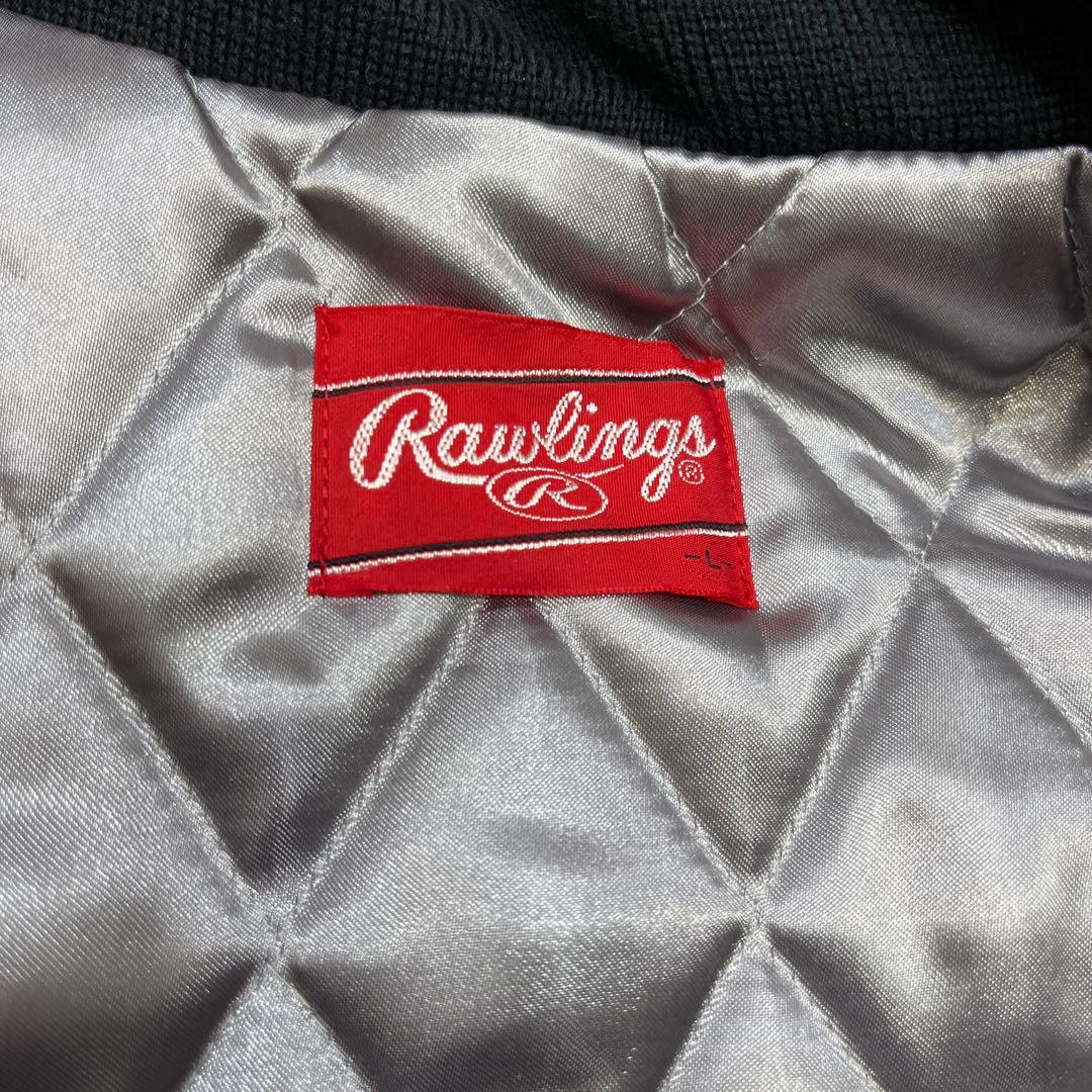 y0115-51阪神タイガース rawlings ブルゾンジャケット　ジャンパー