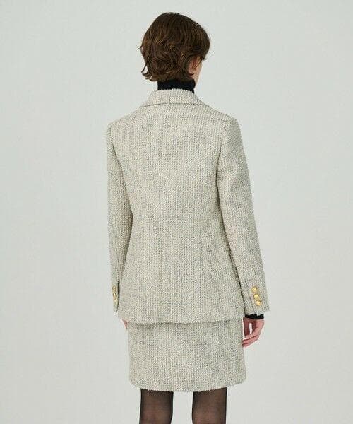 GRACE CONTINENTAL ラメループツイードジャケット