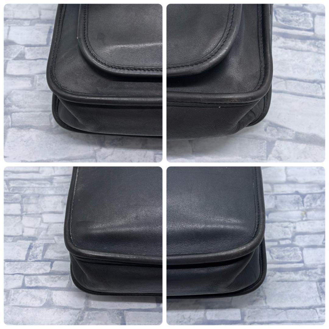 OLD COACH 黒 レザーブリーフケース ビジネスバッグ メンズ レザー