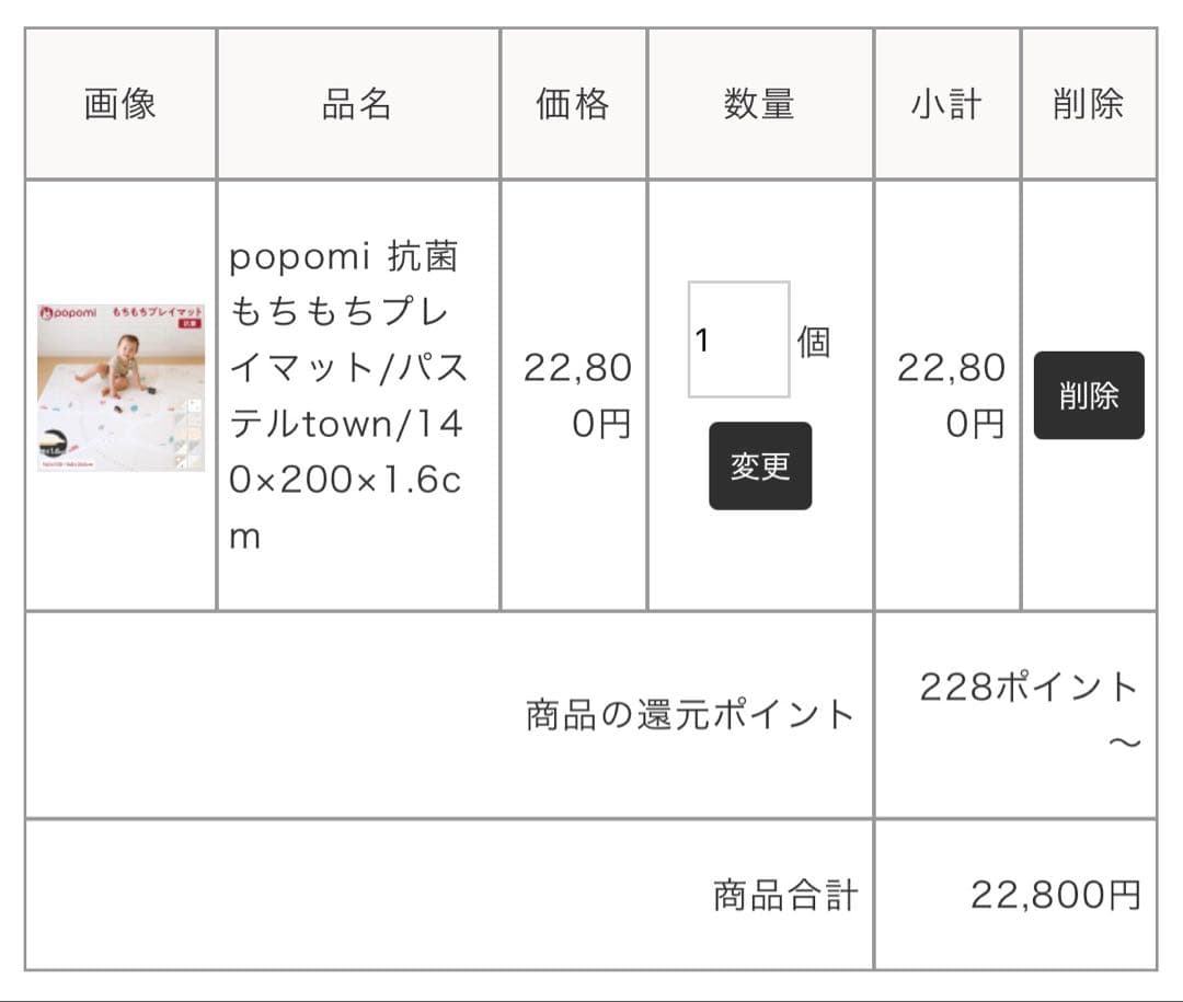 【未使用】抗菌プレイマット パステルタウン 140×200cm×1.6cm