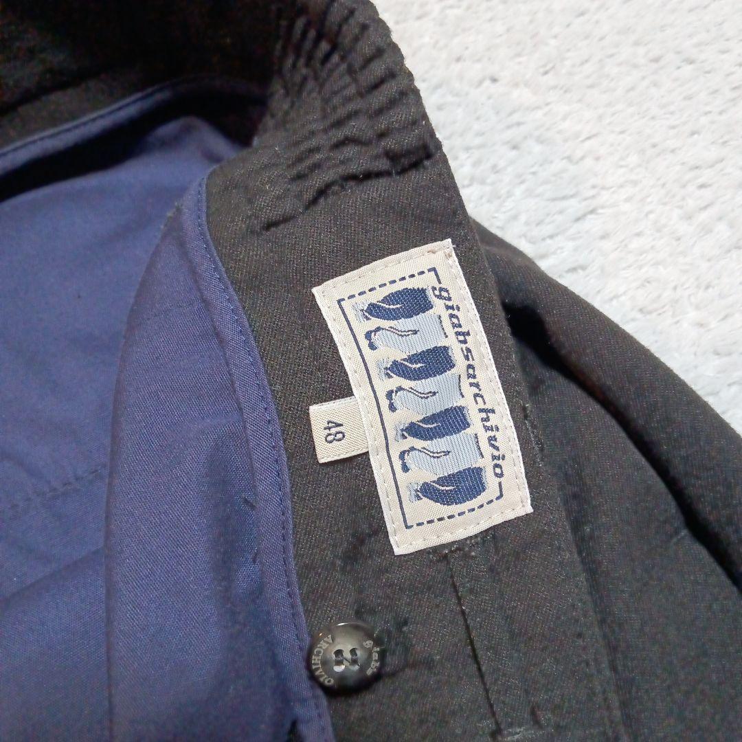 伊製 ジャブスアルキヴィオ 永久クリース スラックス イージーパンツ