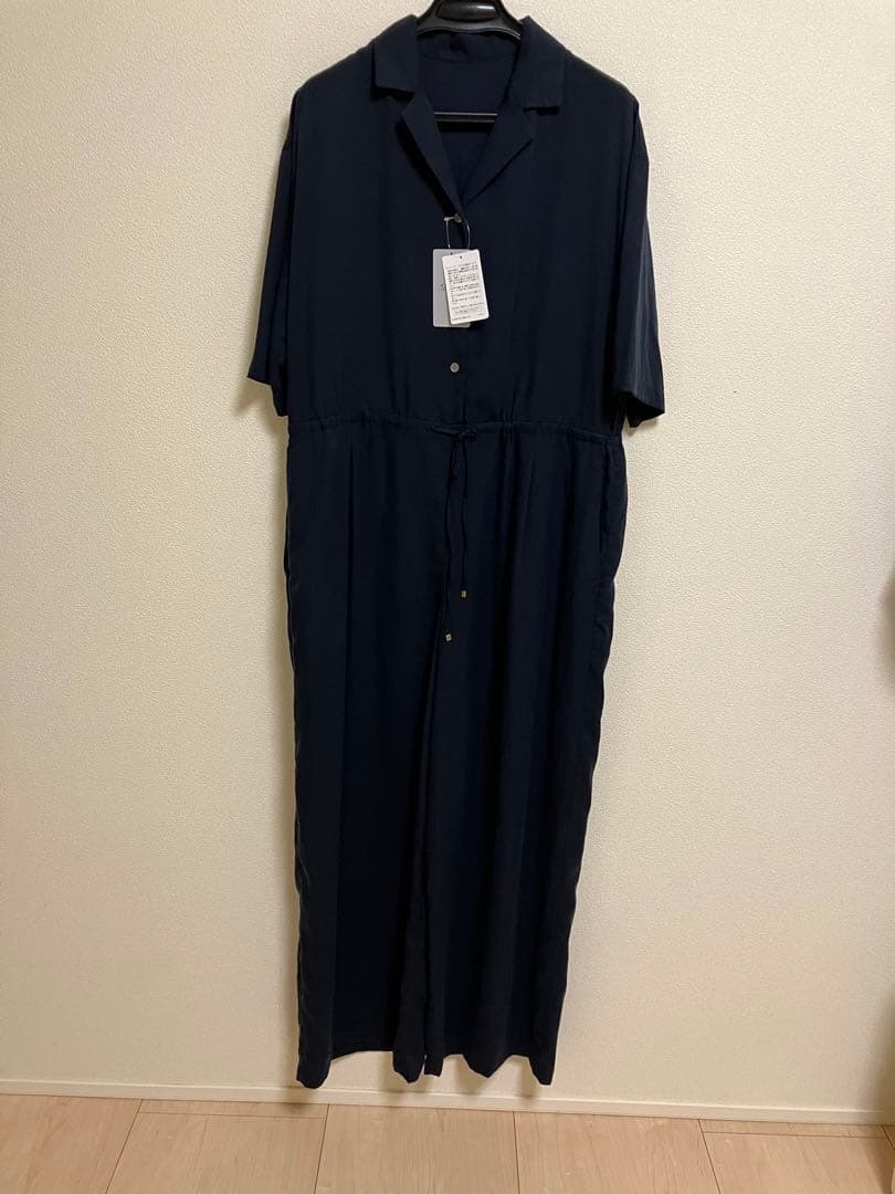 【未着用】スローブイエナ　オールインワン　ネイビー