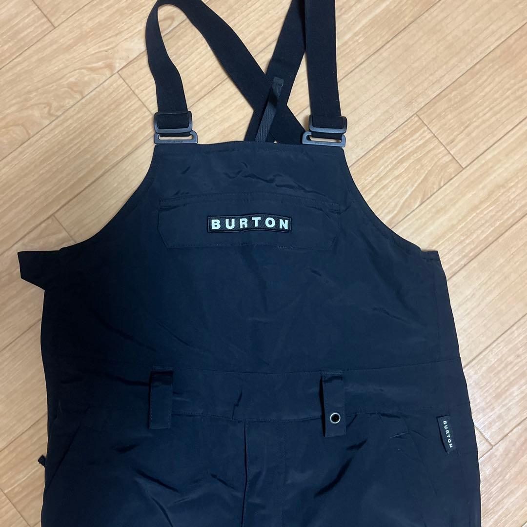 BURTON ブラック スノーボード オーバーオール