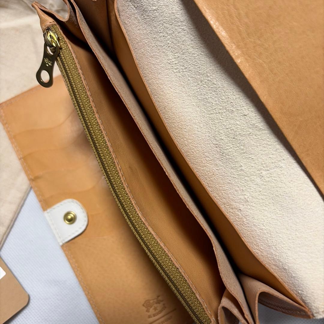 IL BISONTE イル ビゾンテ ロゴプリント 長財布