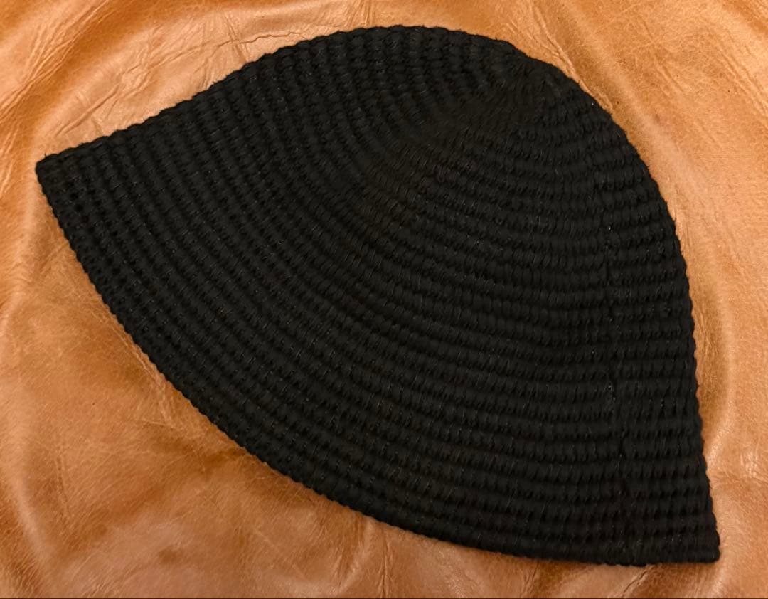 美品 COOTIE クーティー Knit Crusher Hat ブラック