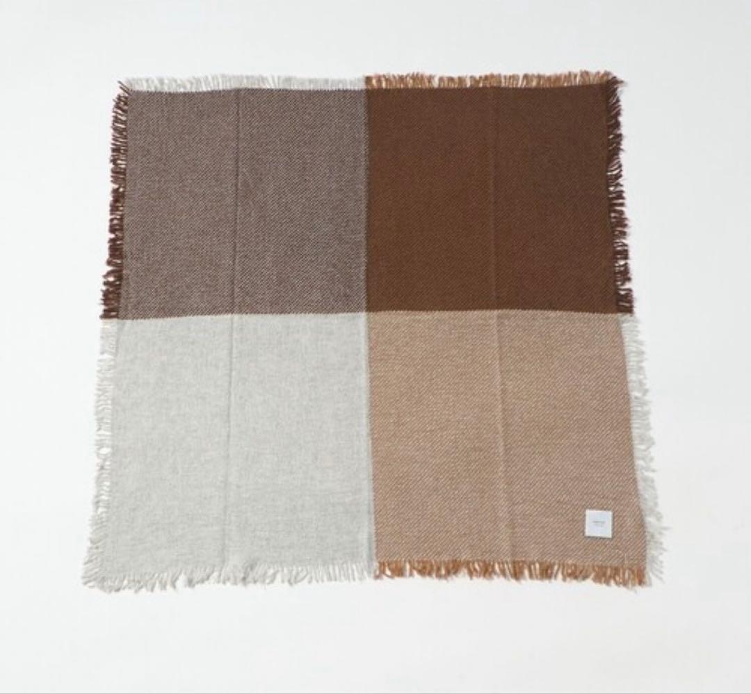 elegancese エレガンセーゼ　カシミヤストール　 完売　茶　グレー