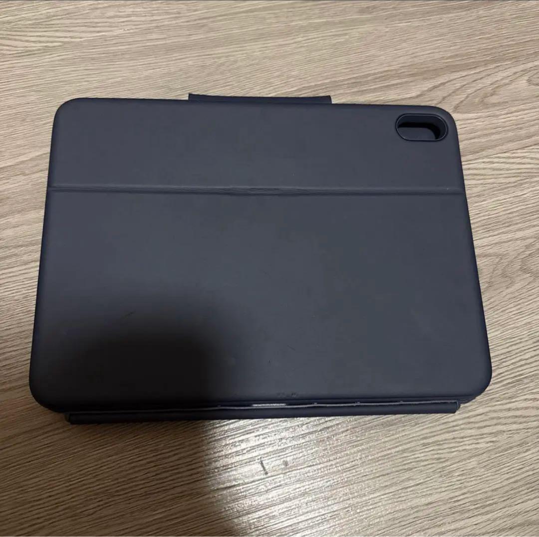 【美品】logi iPad専用キーボードケース ネイビー