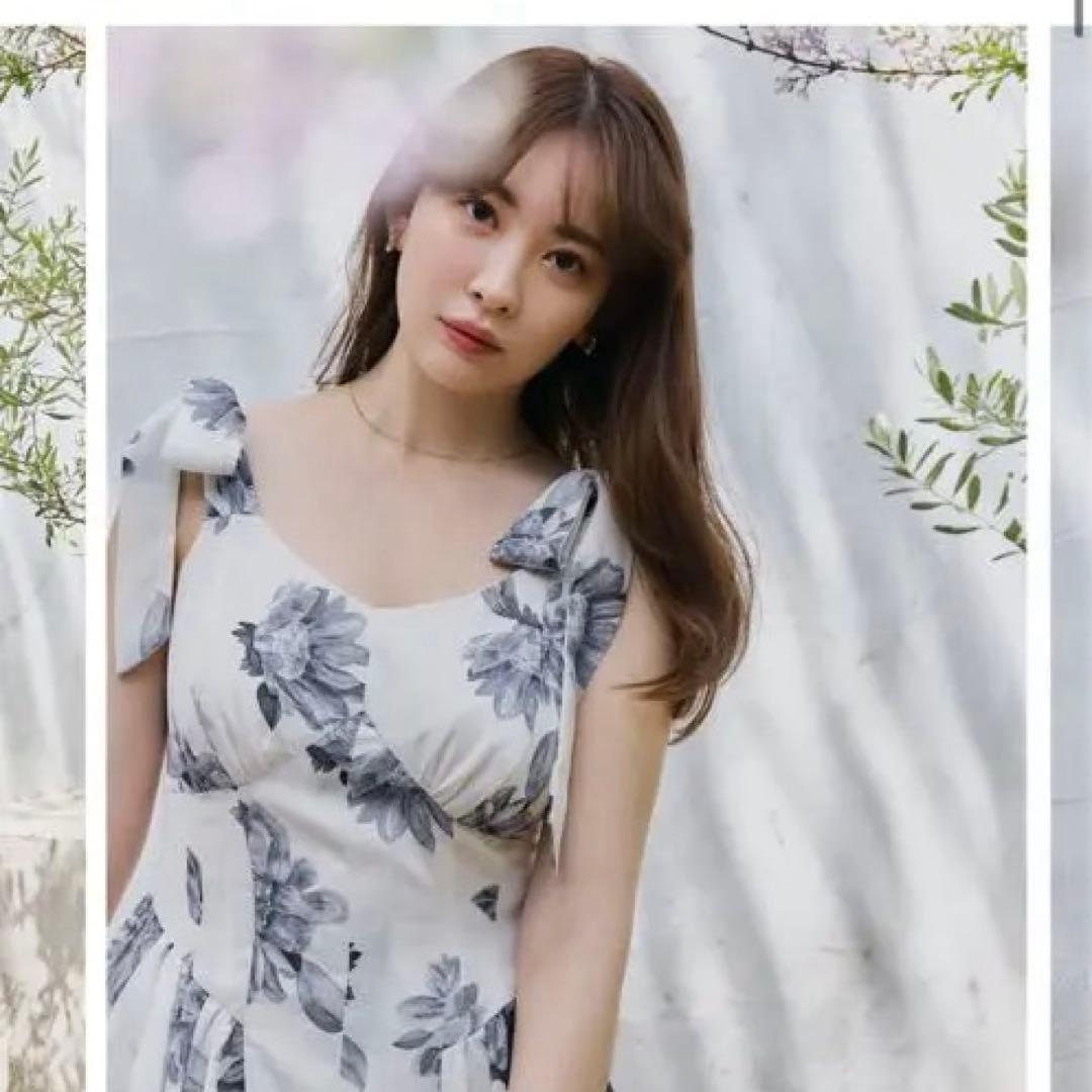 herlipto ひまわりワンピース pearl white XS