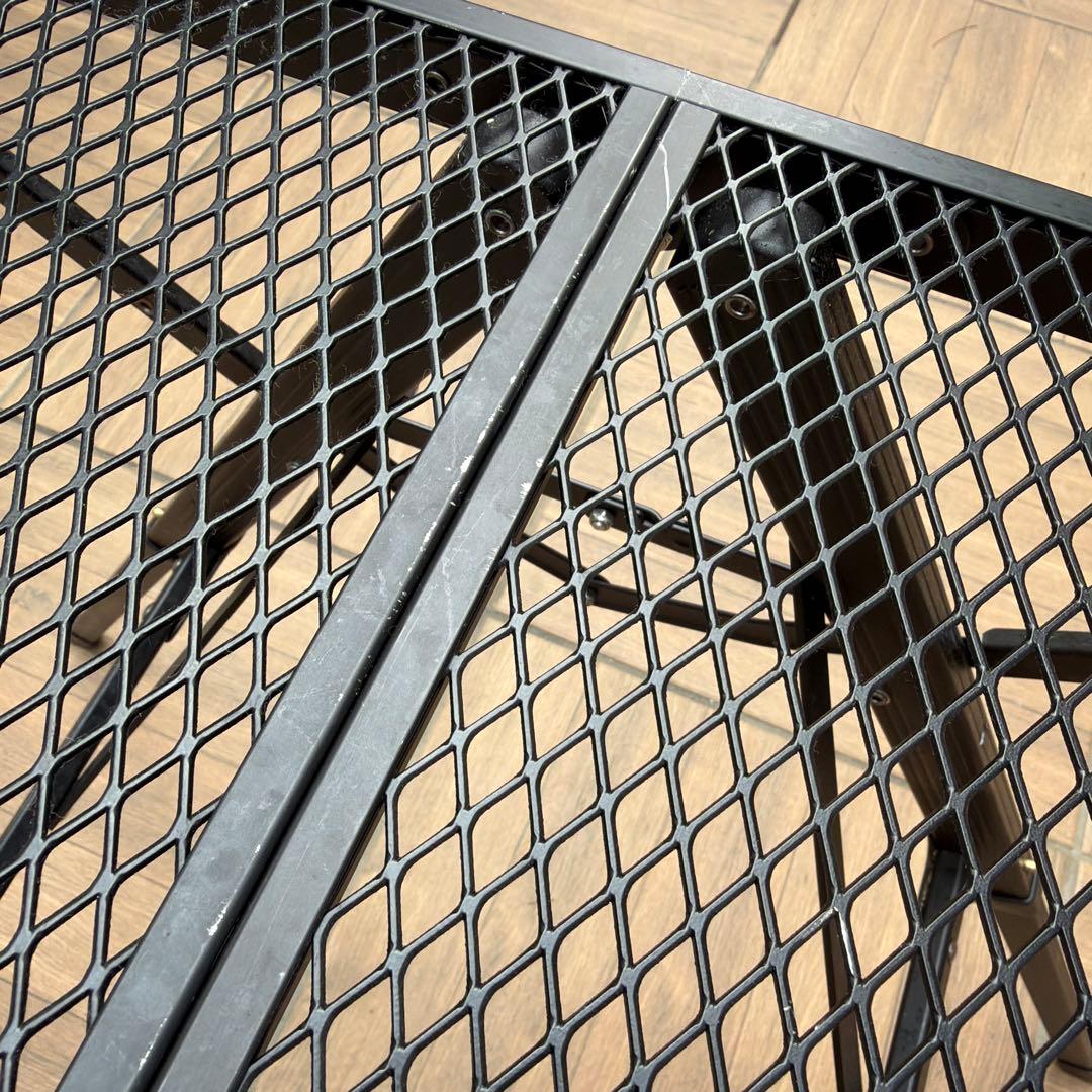 オガワ　３ハイ＆ローテーブル　タフメッシュ　ブラック