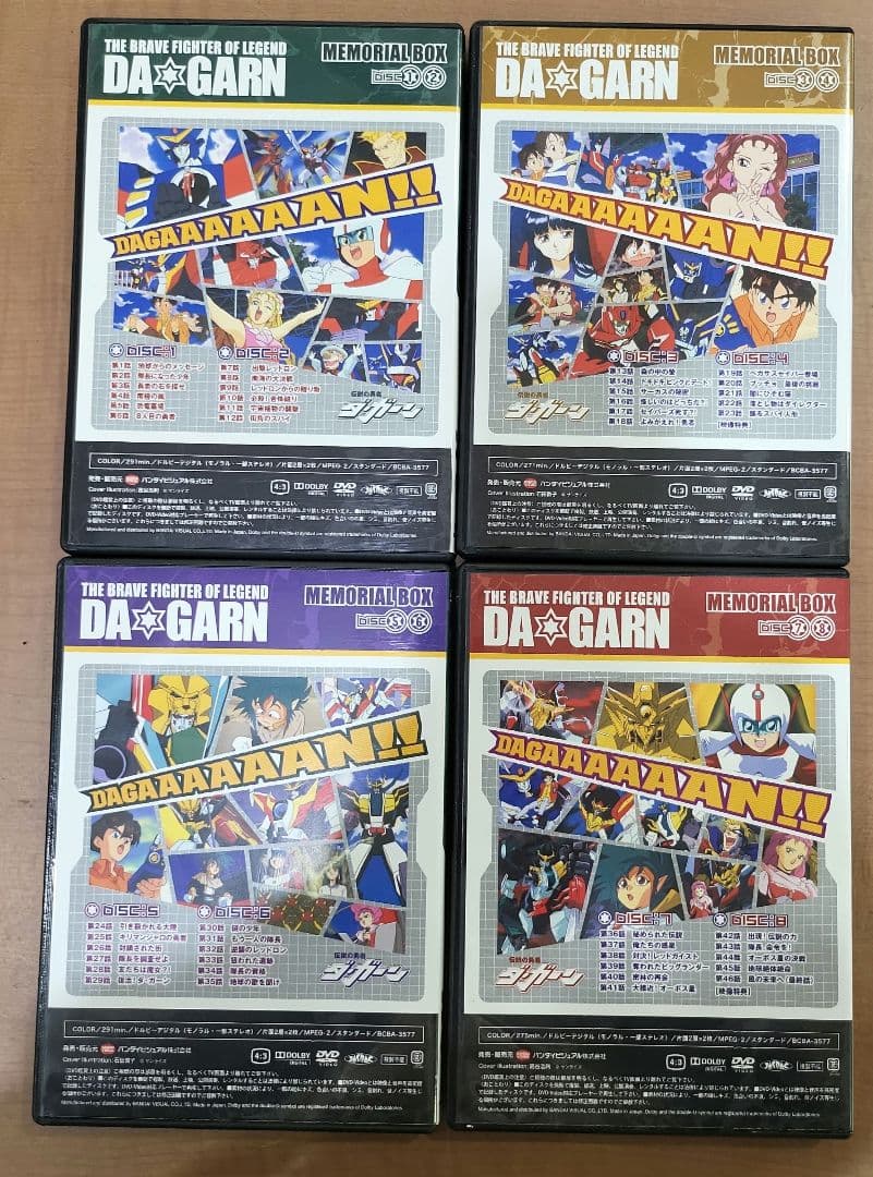 伝説の勇者ダ・ガーン メモリアルボックス〈初回限定生産・8枚組〉