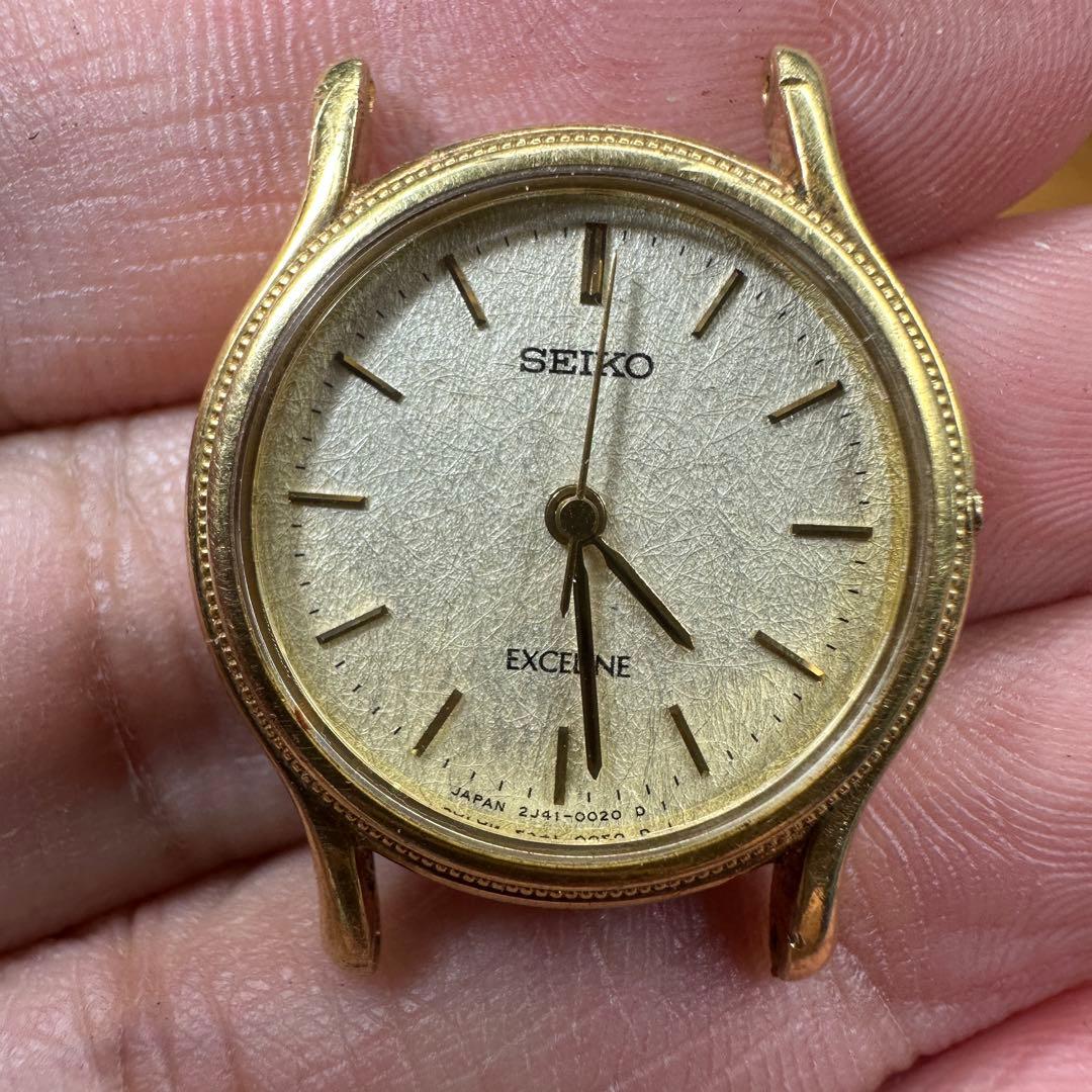 u*i様 SEIKO EXCELINE 18KT 15.5g 2J41-0010