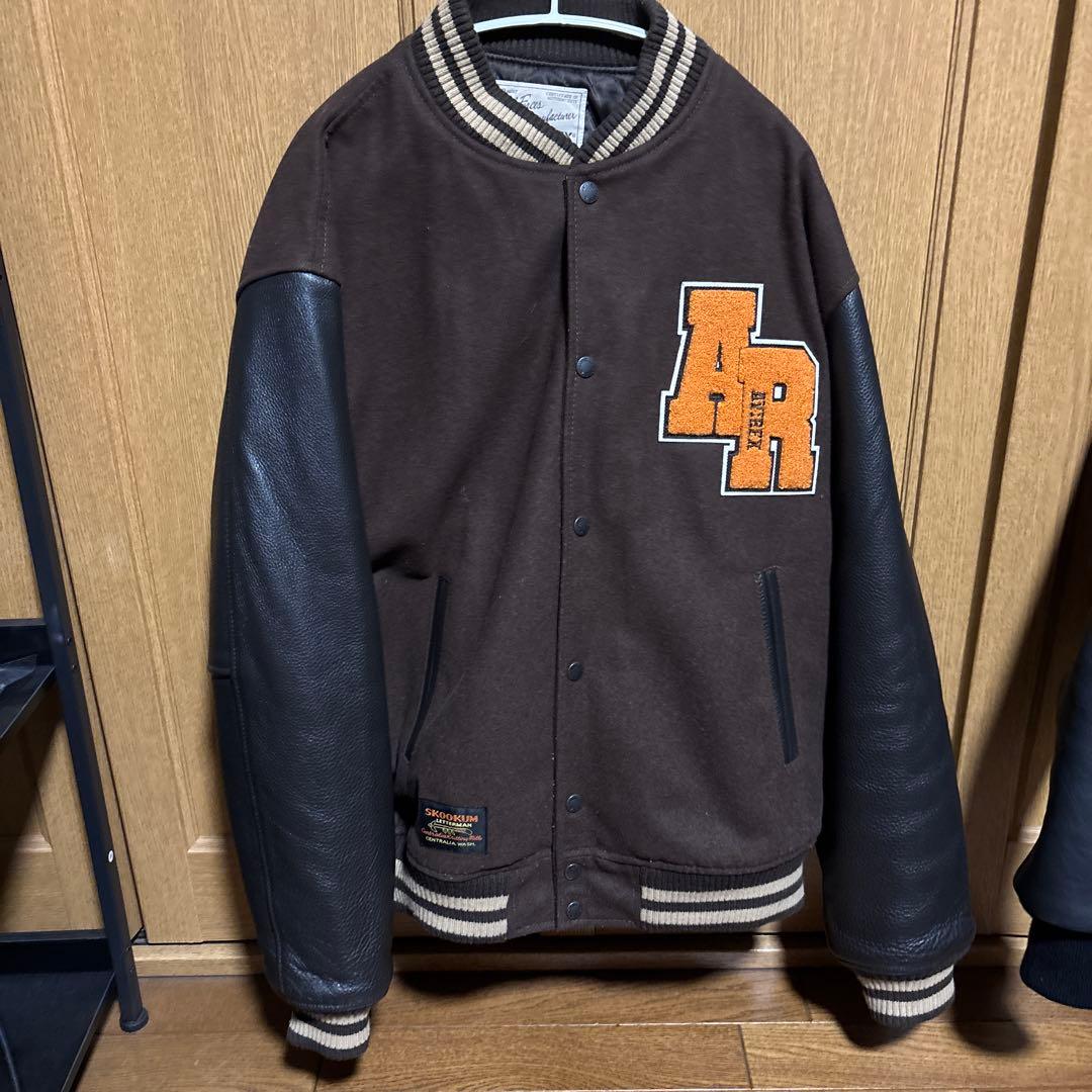 AVIREX スタジャン XL ブラウン