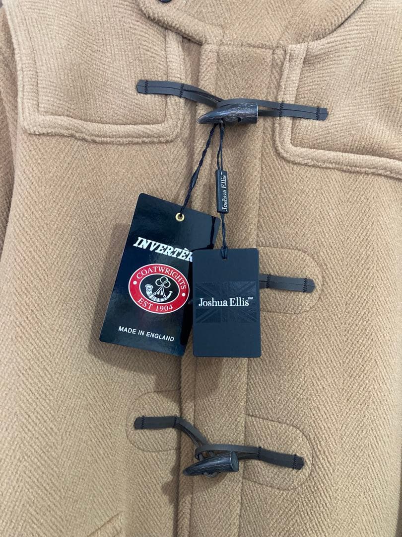 yuz　未使用INVERTEREインバーティア　ダッフルコートキャメル36