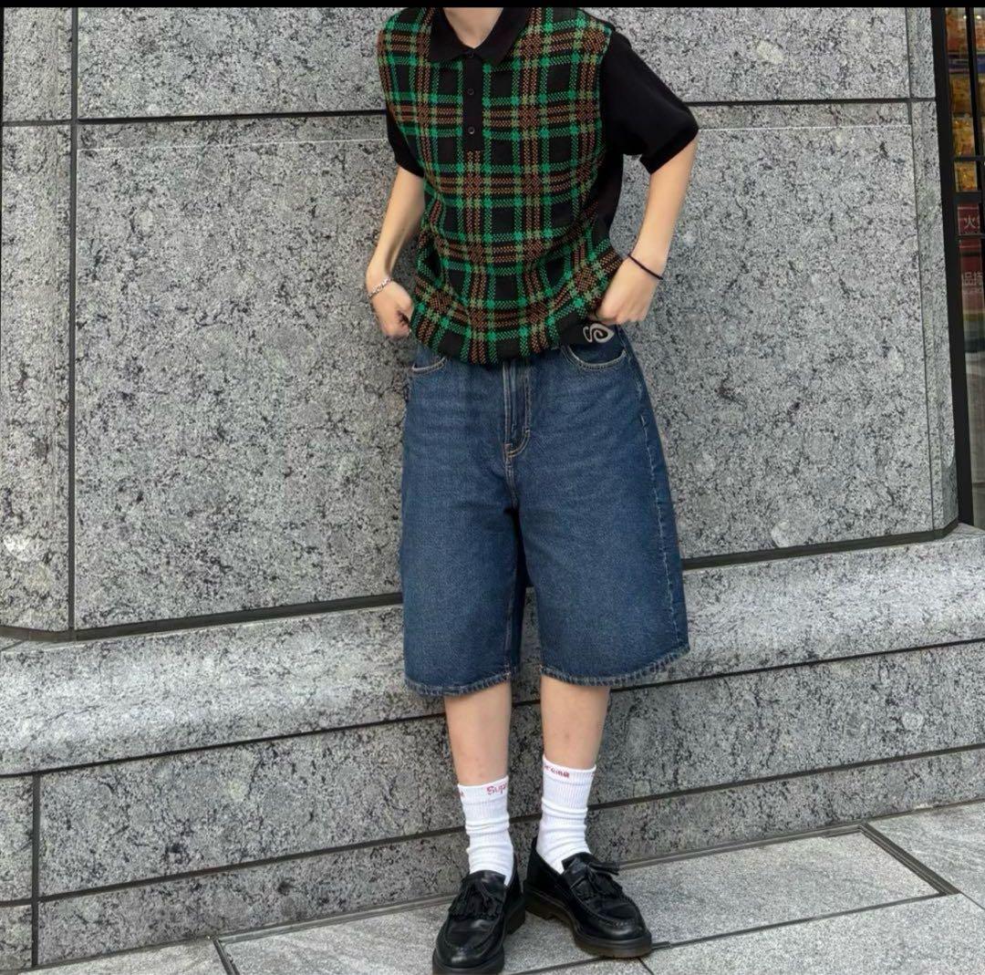 トップス Supreme Plaid Knit S/S Polo