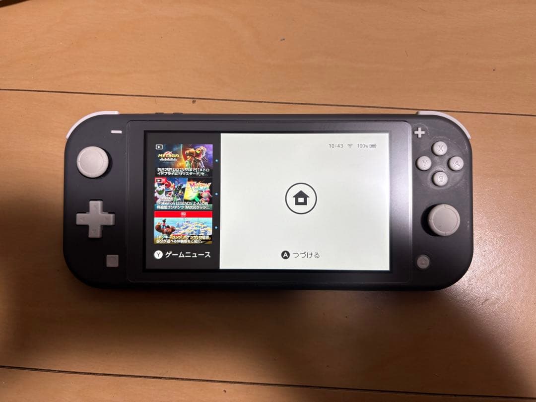 Switch lite グレー 本体のみ