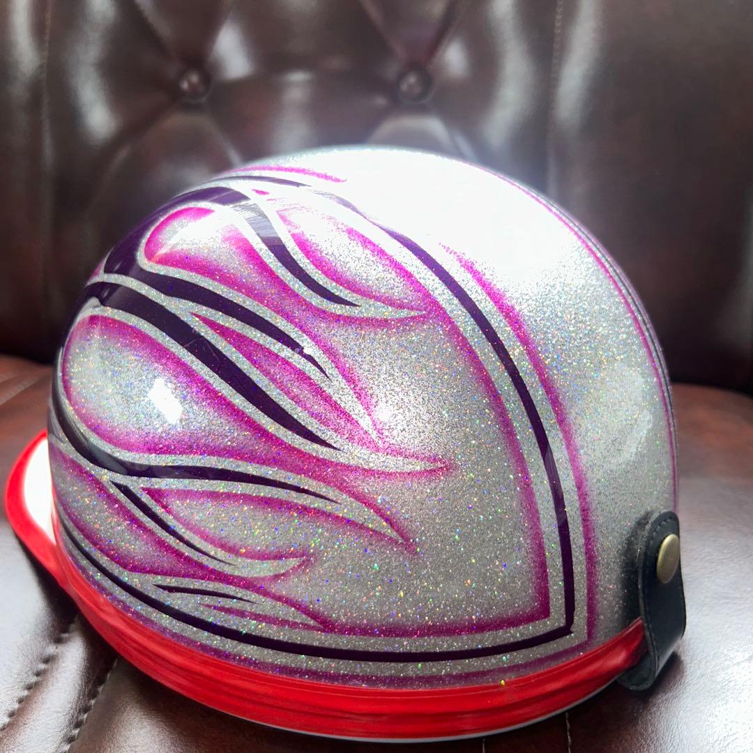 7色ラメ　ファイヤー　三つボタン　ぼかし　カスタムコルク半