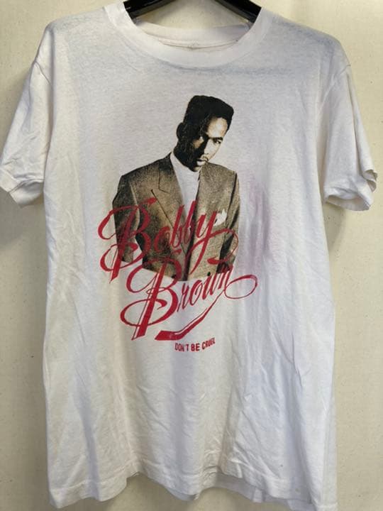 80’s 激レア　両面プリント　bobby brown Tシャツ　ビンテージ