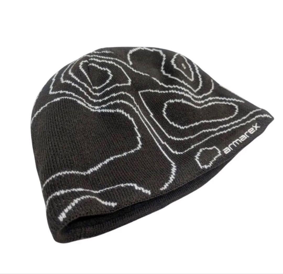 armarex 抽象地形模様 ニット帽