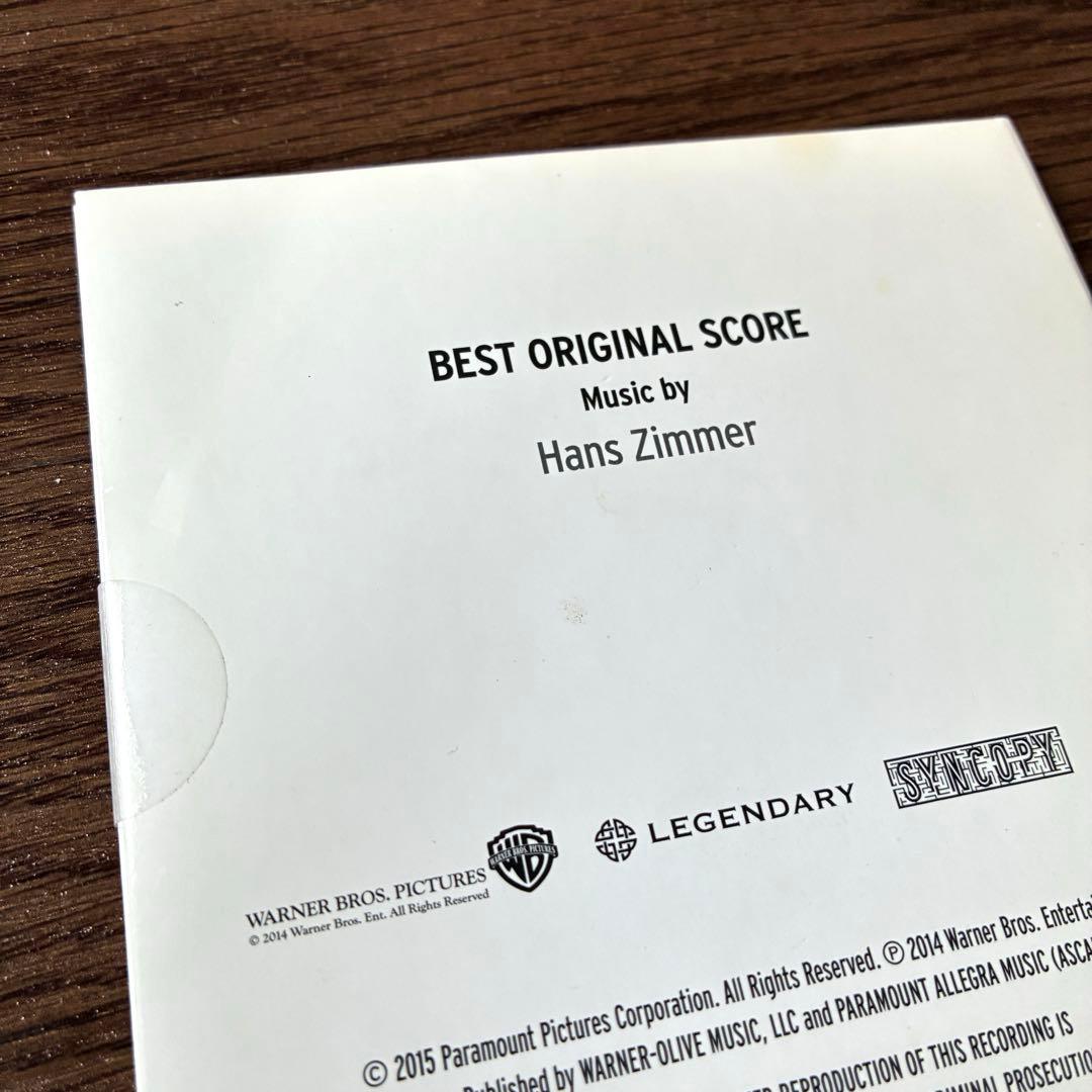 【プロモ盤✨未開封】インターステラー　FYC ハンス・ジマー　33曲