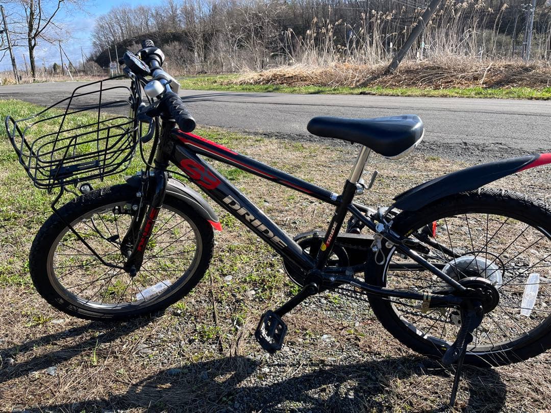 子供用自転車　20インチ 前カゴ付き