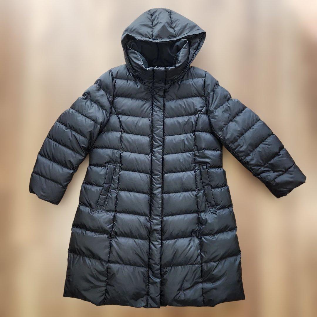 とわ　23区　ロングダウンコート　50　ブラック