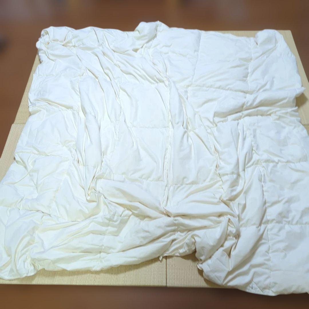 ニトリ 羽毛布団 2枚合わせ 合掛けふとん クイーンサイズ