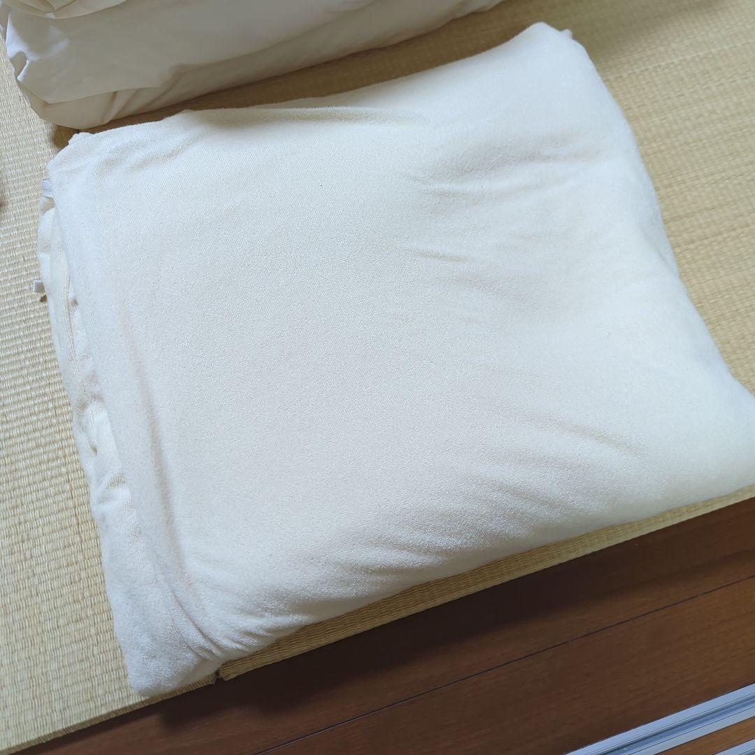 ニトリ 羽毛布団 2枚合わせ 合掛けふとん クイーンサイズ