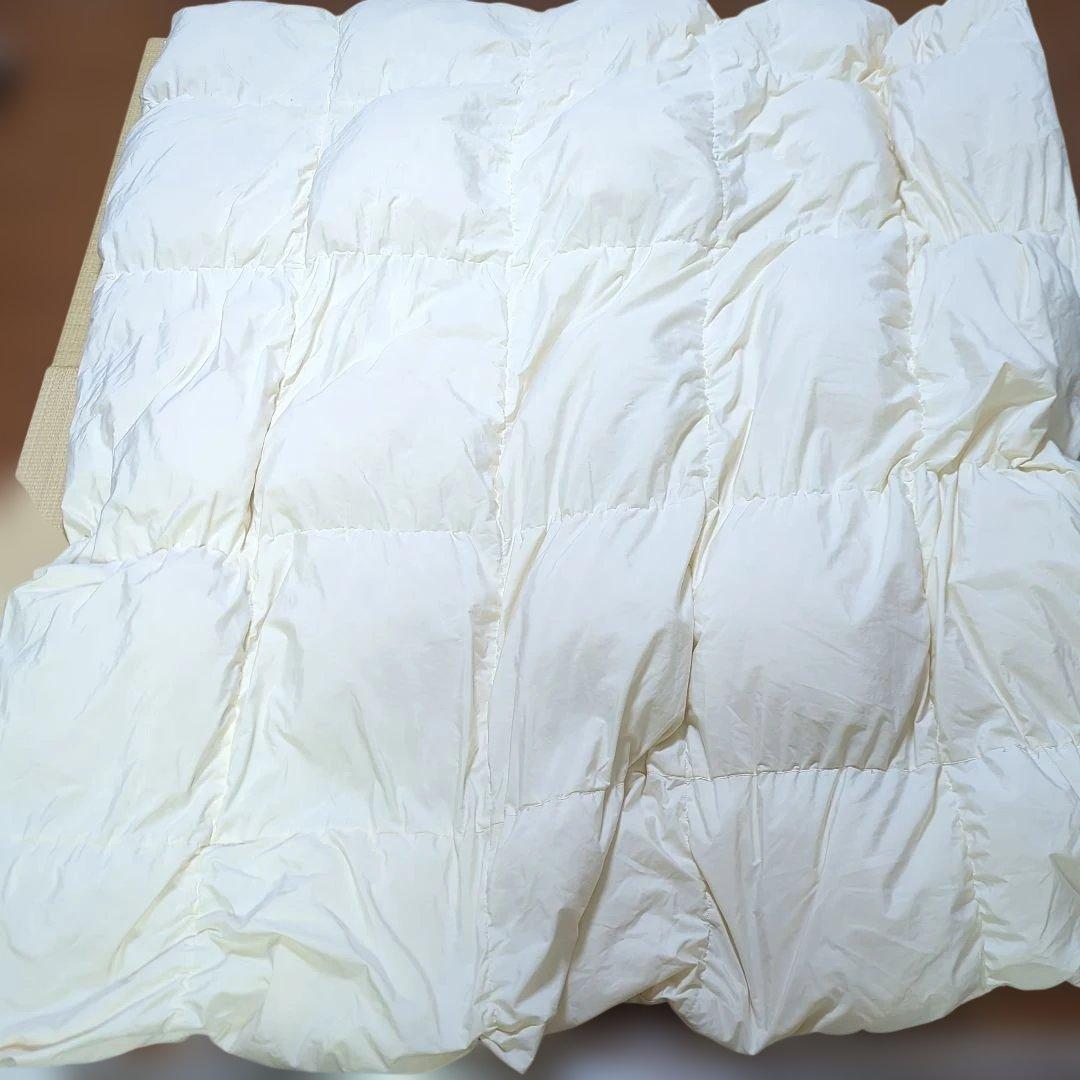 ニトリ 羽毛布団 2枚合わせ 合掛けふとん クイーンサイズ