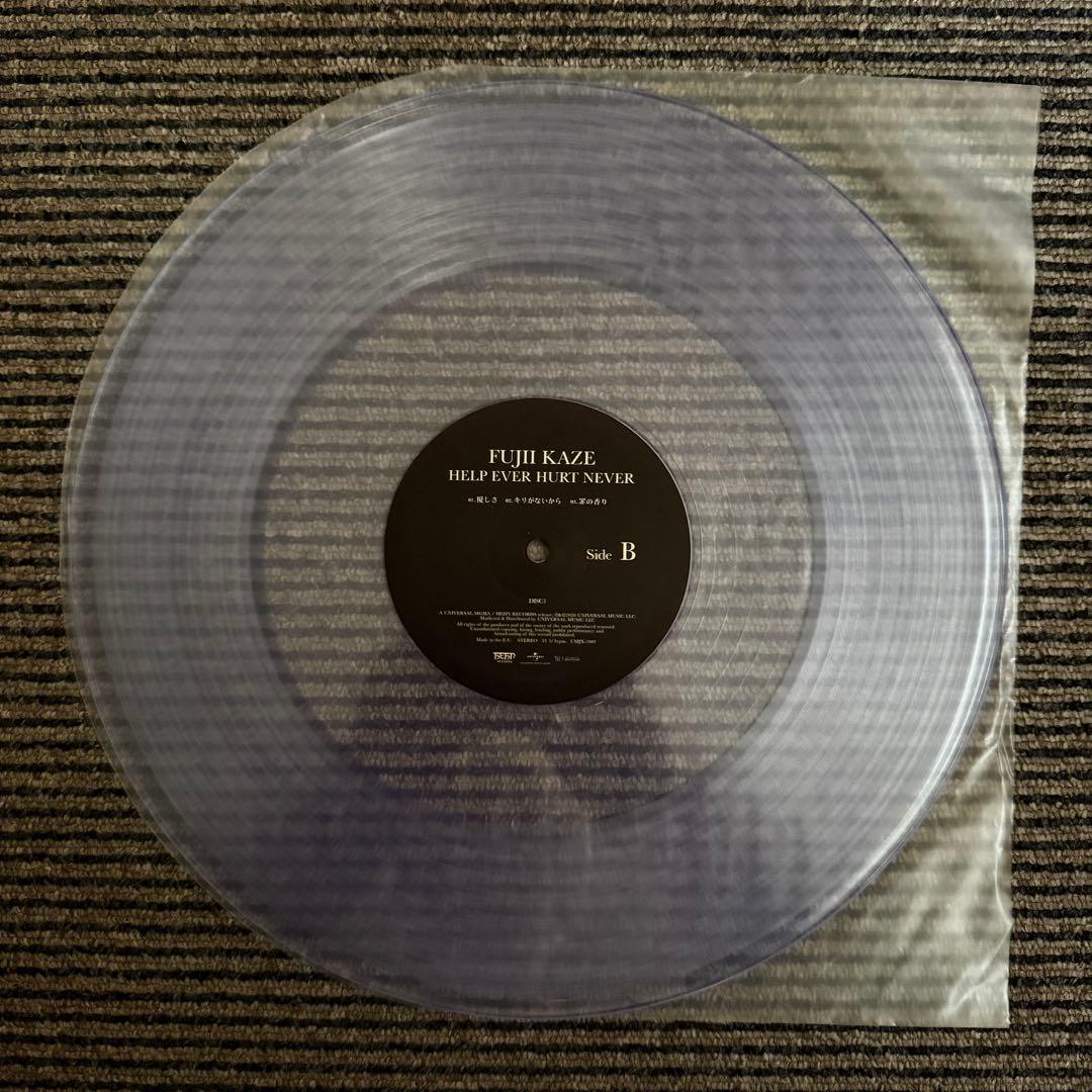 FUJI KAZE HELP EVER HURT NEVER 12インチレコード