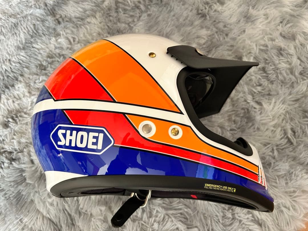 m*m様 SHOEI フルフェイスヘルメット ホワイト・オレンジ・ブルー