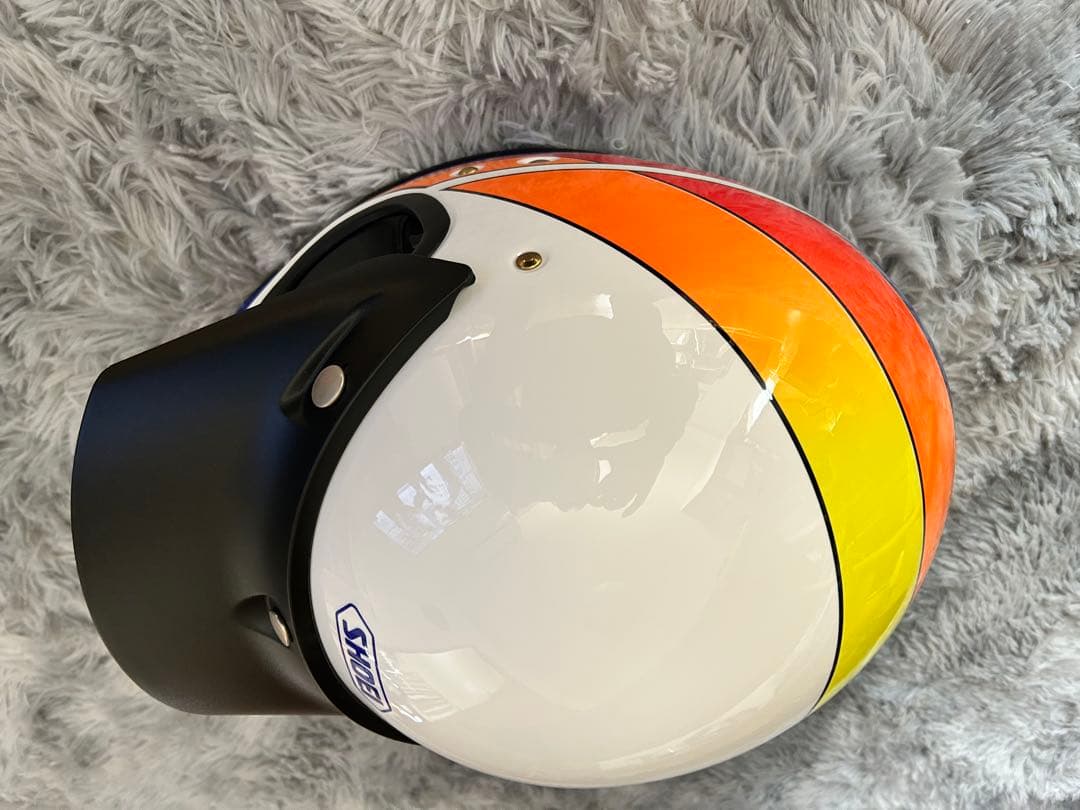 m*m様 SHOEI フルフェイスヘルメット ホワイト・オレンジ・ブルー