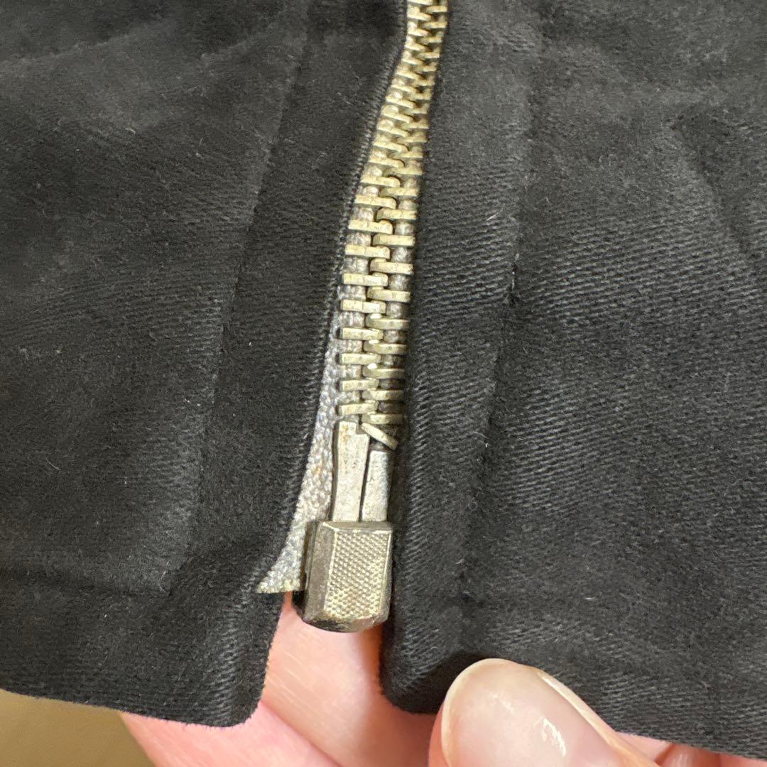 古着　150th TRANS CO スタジャン 黒