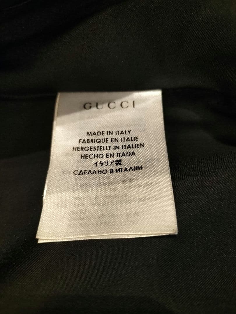 GUCCI グッチ ブラック チェスターコート レディース　36