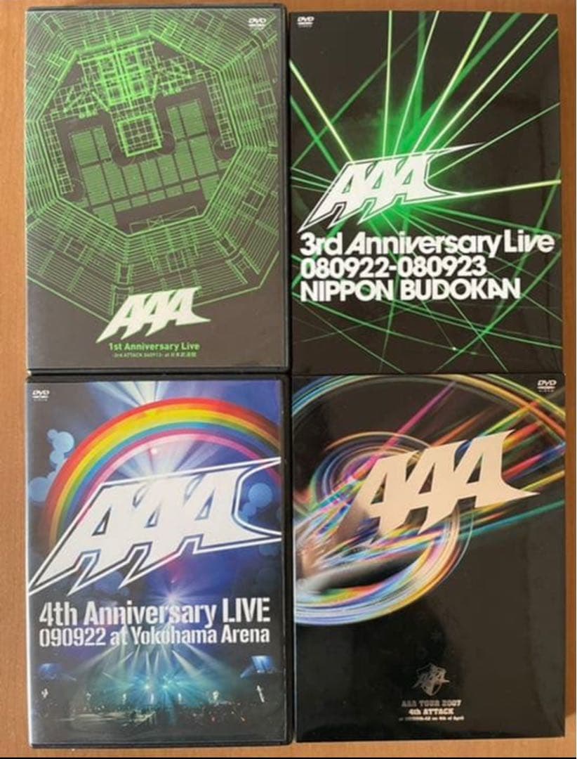 【AAA】LIVE DVD ４本セット