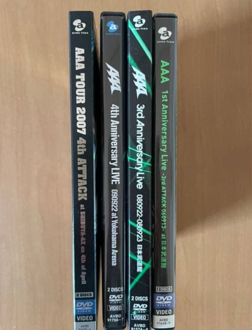 【AAA】LIVE DVD ４本セット