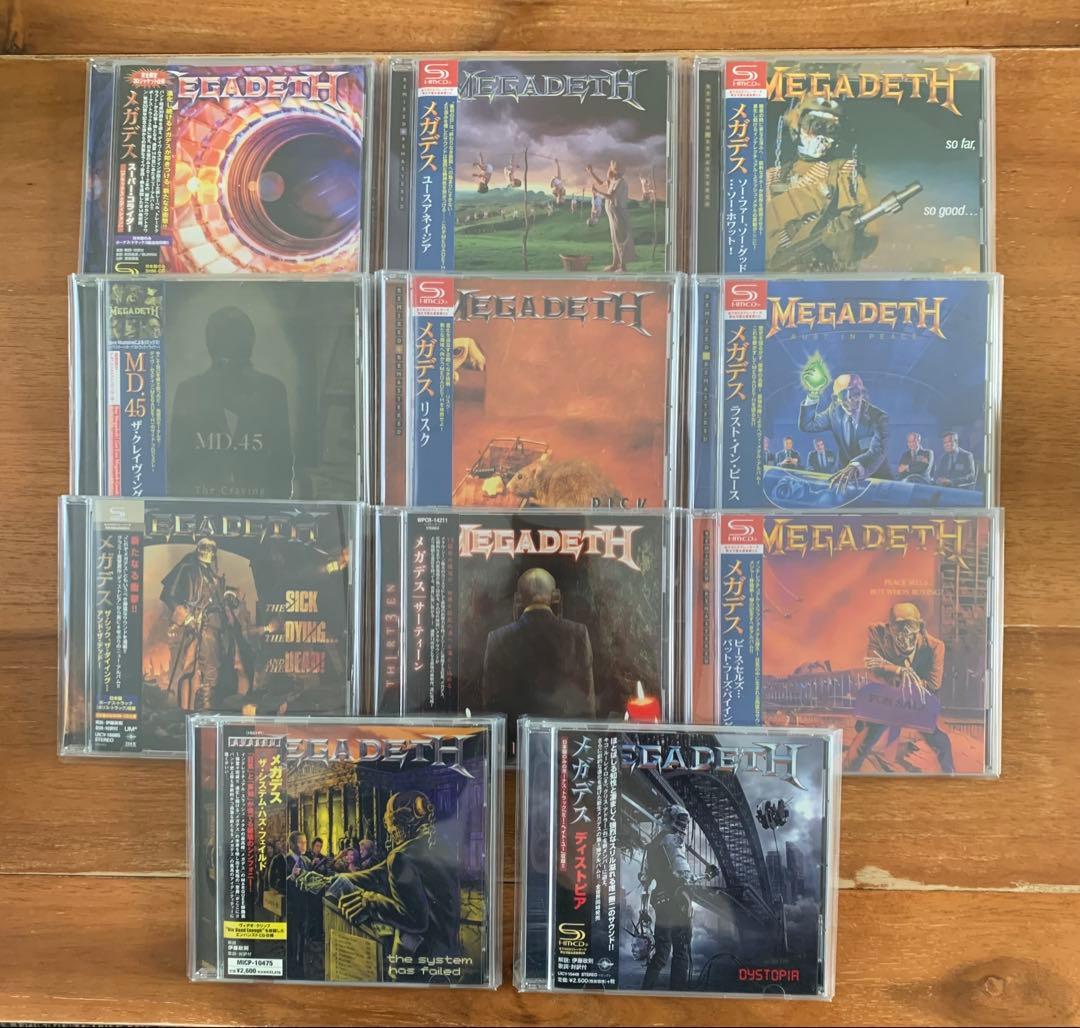 Megadeth CD 11枚 （国内盤） メガデス